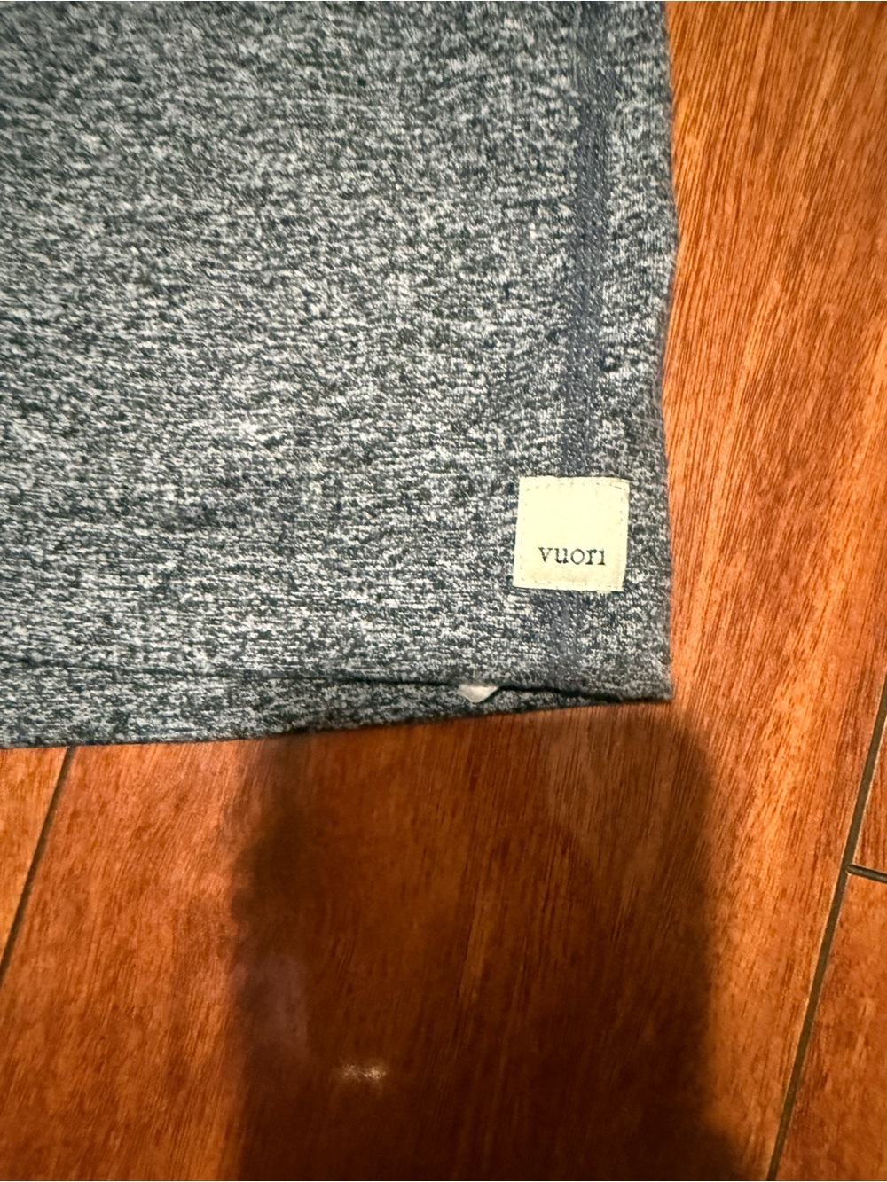 Vuori Heather Gray Knit Drawstring Lounge Shorts - Picture 3 of 6